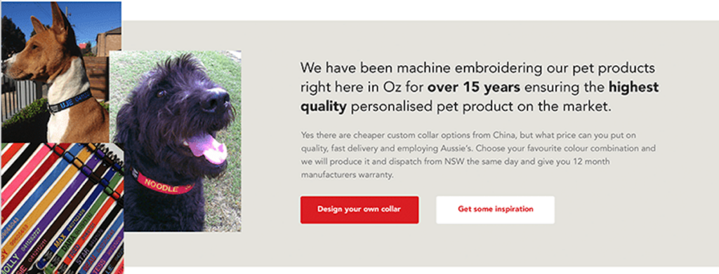 Your location and where you source your materials from can be a UVP when your customers feel strongly about it. 